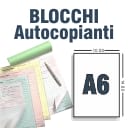 Blocchi autocopianti A6 da 2 copie