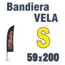 Bandiera a Vela S 59x200