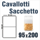 Cavallotti chiudi sacchetto 95x200